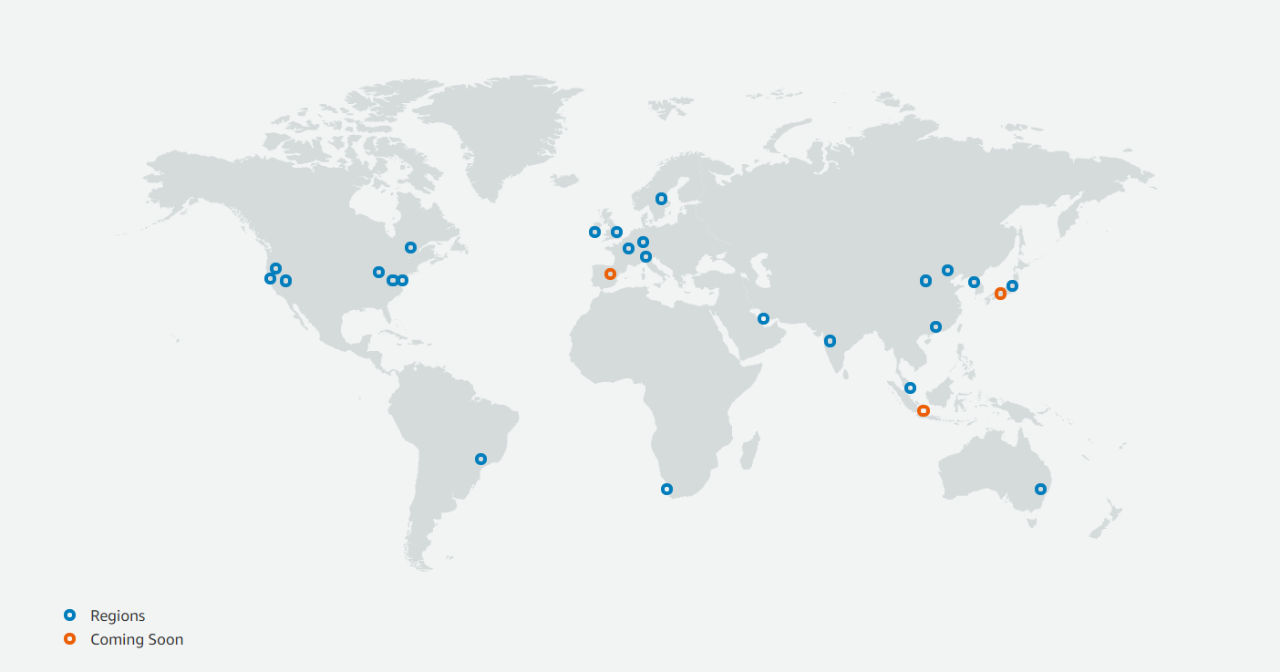 Beschikbaarheidszones Amazon Web Services AWS